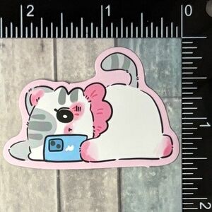 🌀10/$10🌀 Milk Fur Meow Reusable Sticker Decal
